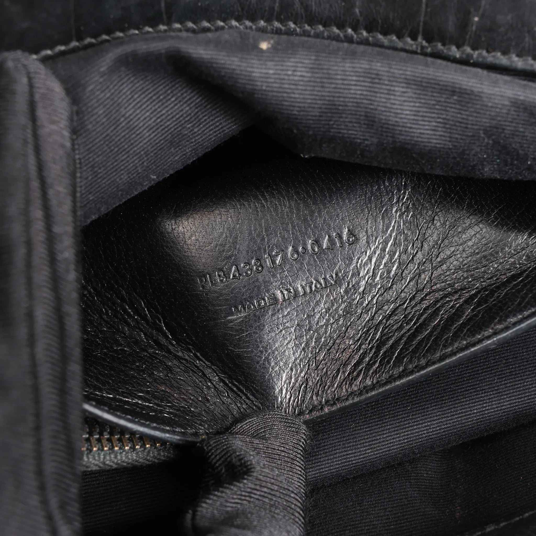Saint Laurent Paris West Hollywood Leather Chain Shoulder Bag in Black 438176