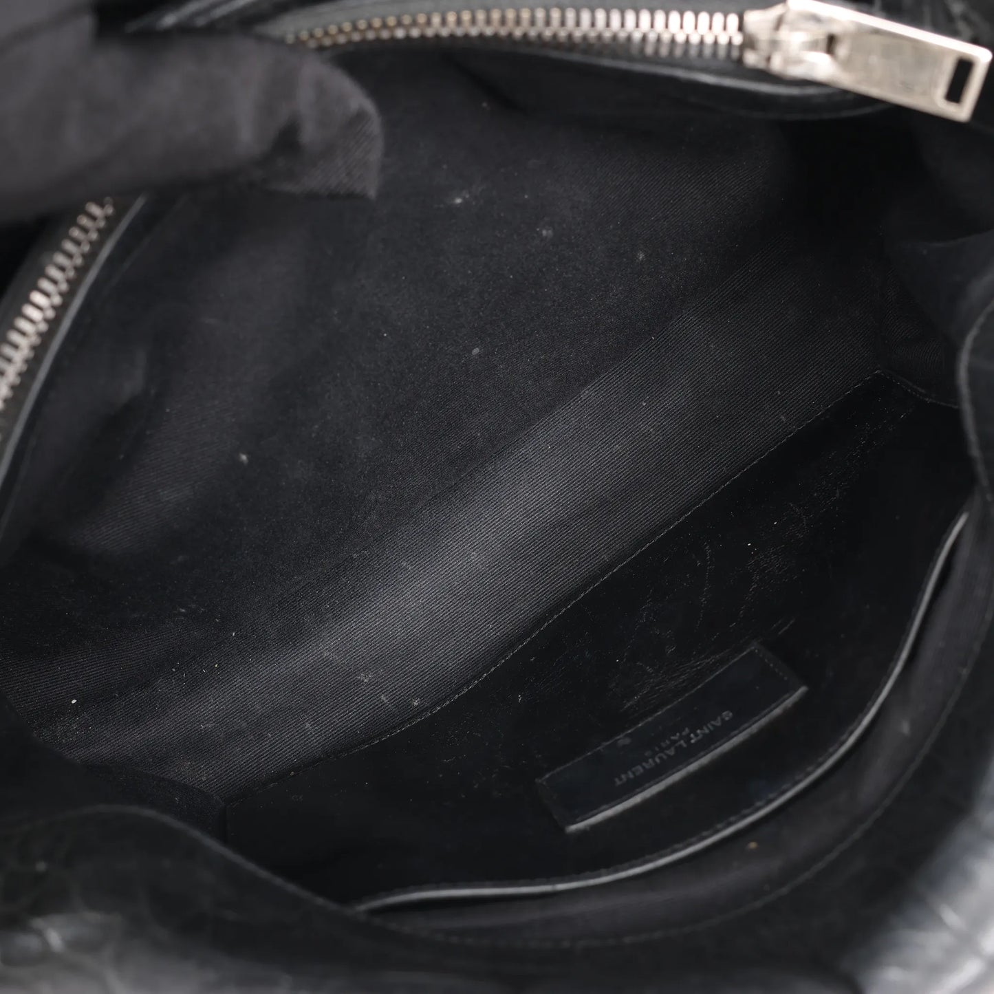 Saint Laurent Paris West Hollywood Leather Chain Shoulder Bag in Black 438176