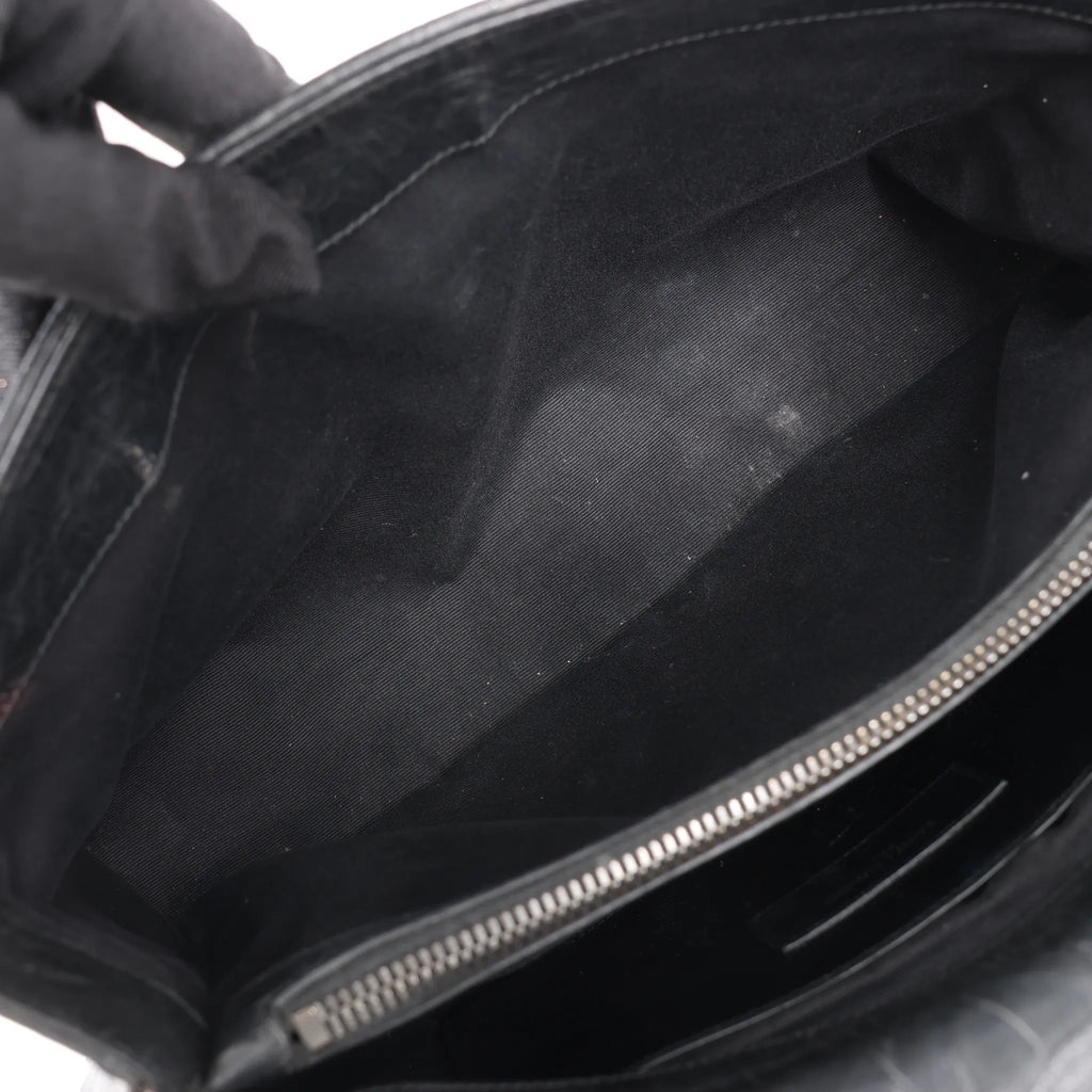 Saint Laurent Paris West Hollywood Leather Chain Shoulder Bag in Black 438176