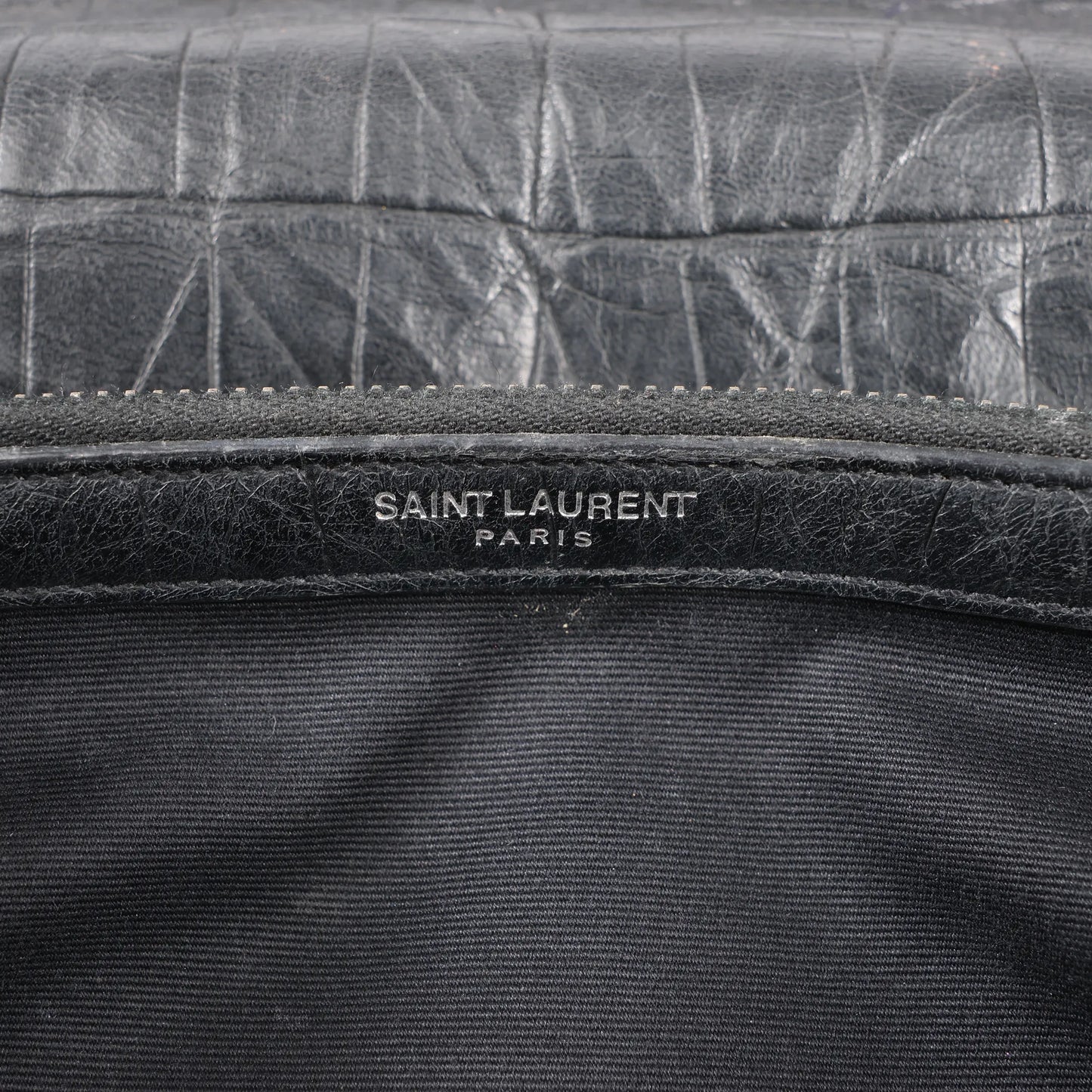 Saint Laurent Paris West Hollywood Leather Chain Shoulder Bag in Black 438176