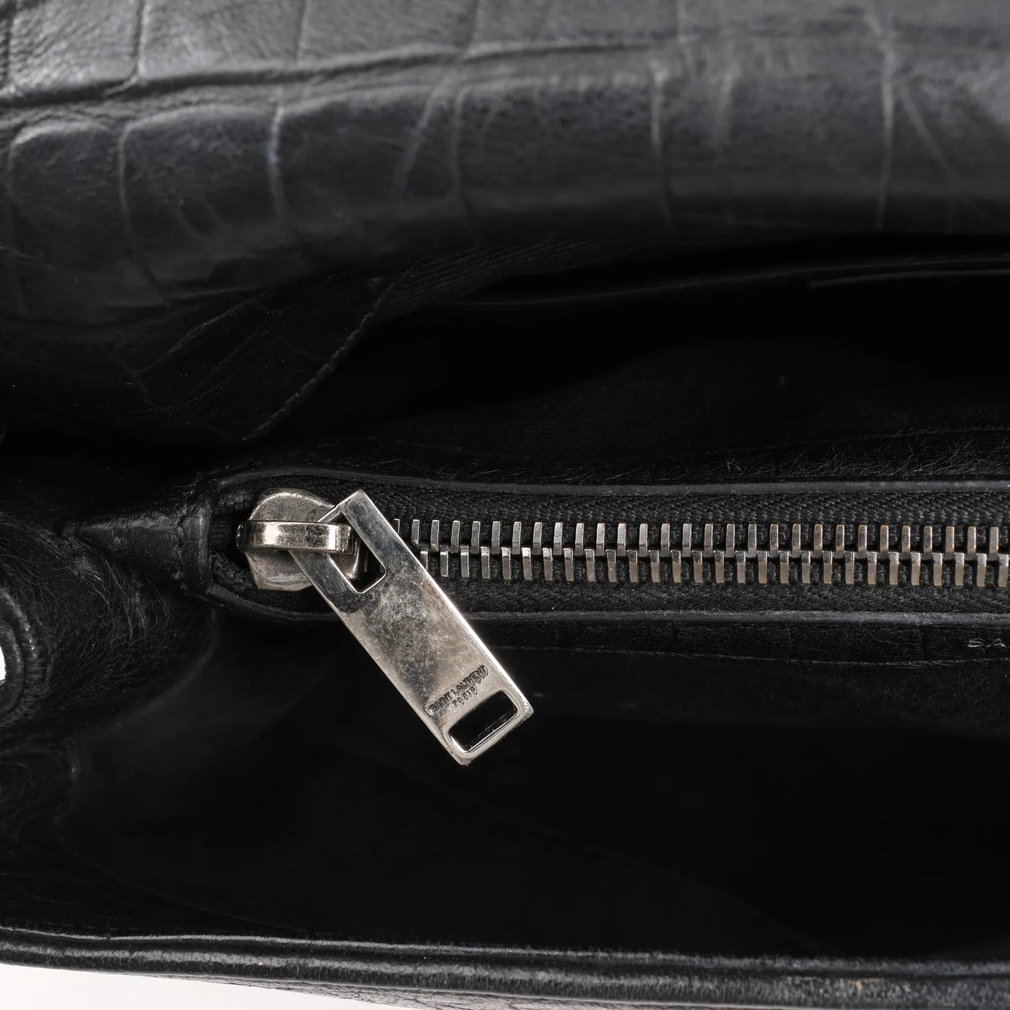 Saint Laurent Paris West Hollywood Leather Chain Shoulder Bag in Black 438176