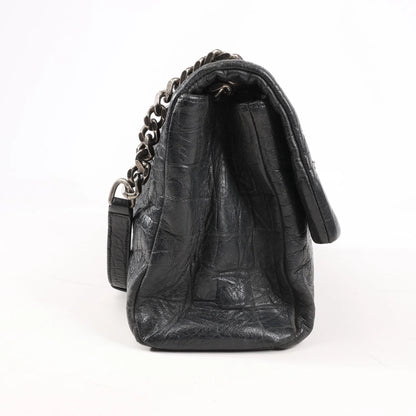 Saint Laurent Paris West Hollywood Leather Chain Shoulder Bag in Black 438176