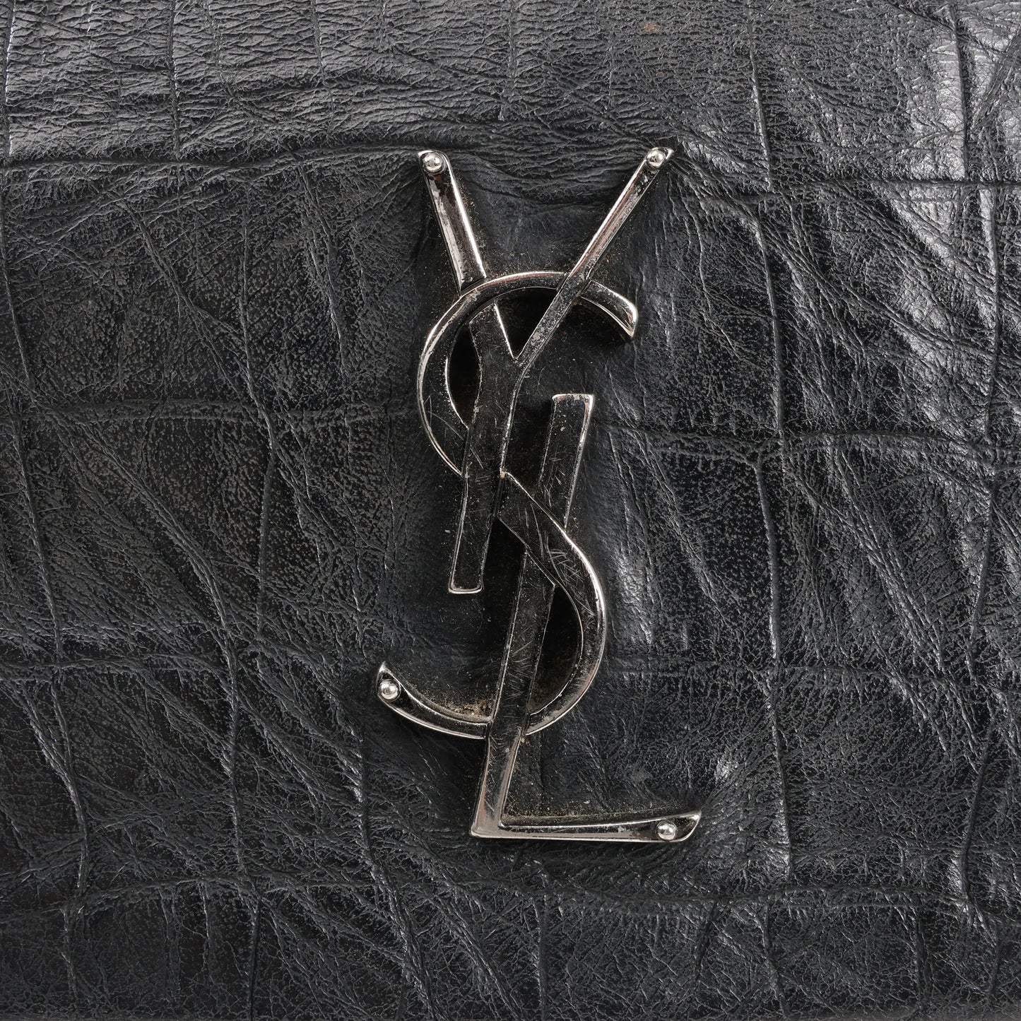 Saint Laurent Paris West Hollywood Leather Chain Shoulder Bag in Black 438176