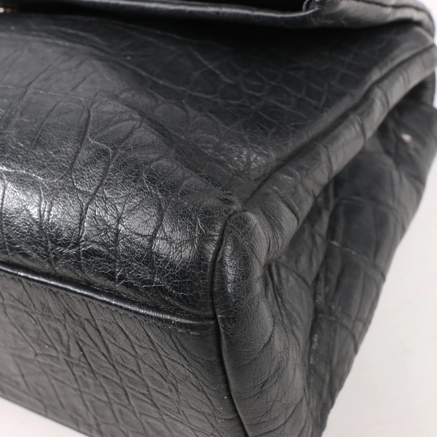 Saint Laurent Paris West Hollywood Leather Chain Shoulder Bag in Black 438176