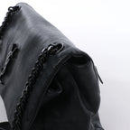 Saint Laurent Paris West Hollywood Leather Chain Shoulder Bag in Black 574106