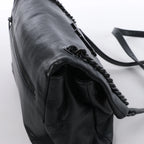 Saint Laurent Paris West Hollywood Leather Chain Shoulder Bag in Black 574106
