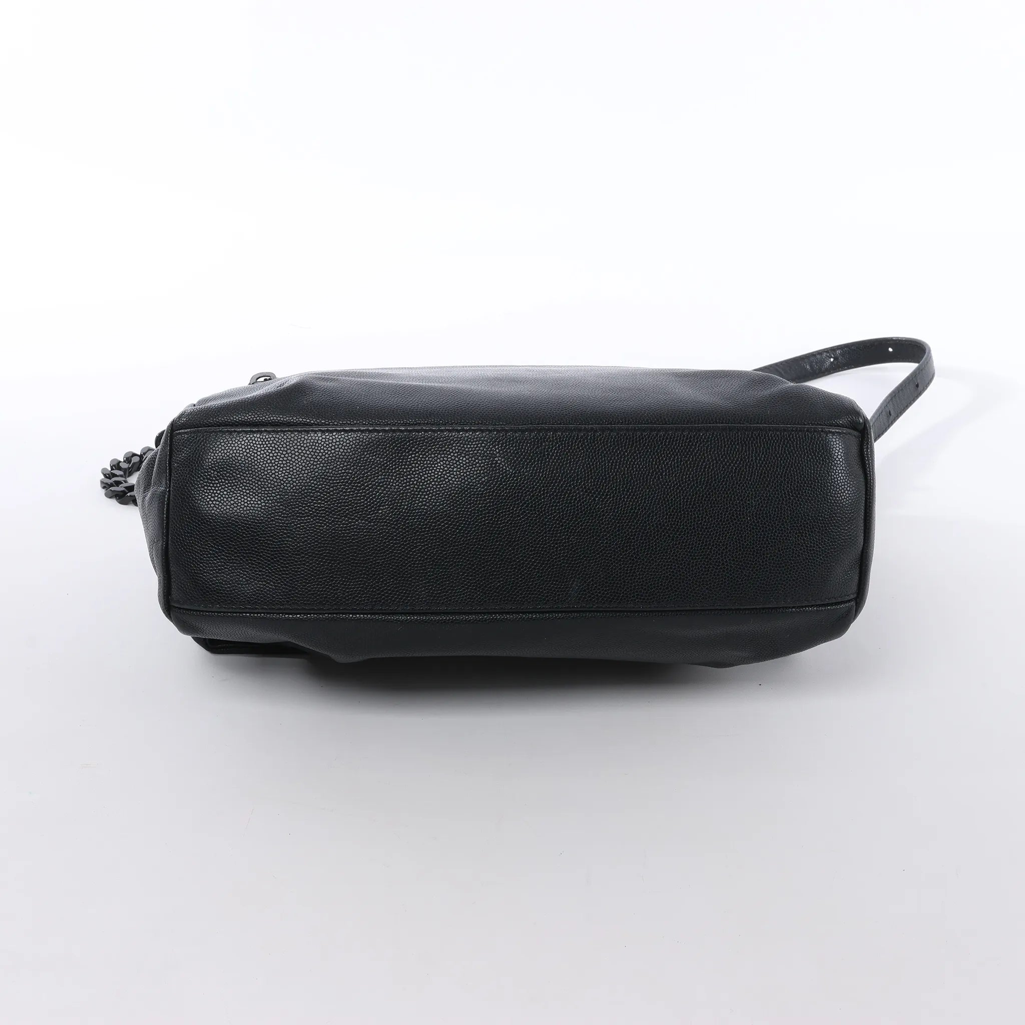 Saint Laurent Paris West Hollywood Leather Chain Shoulder Bag in Black 574106