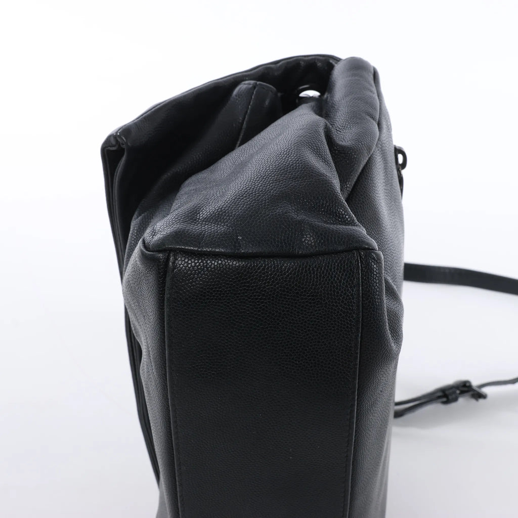 Saint Laurent Paris West Hollywood Leather Chain Shoulder Bag in Black 574106