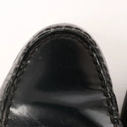 Saint Laurent Paris YSL Monogram Le Loafer Leather in Black, Size 40 EU