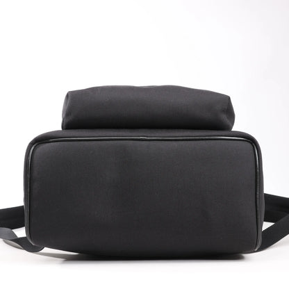 Saint Laurent Paris Canvas x Leather Backpack in Black 435988