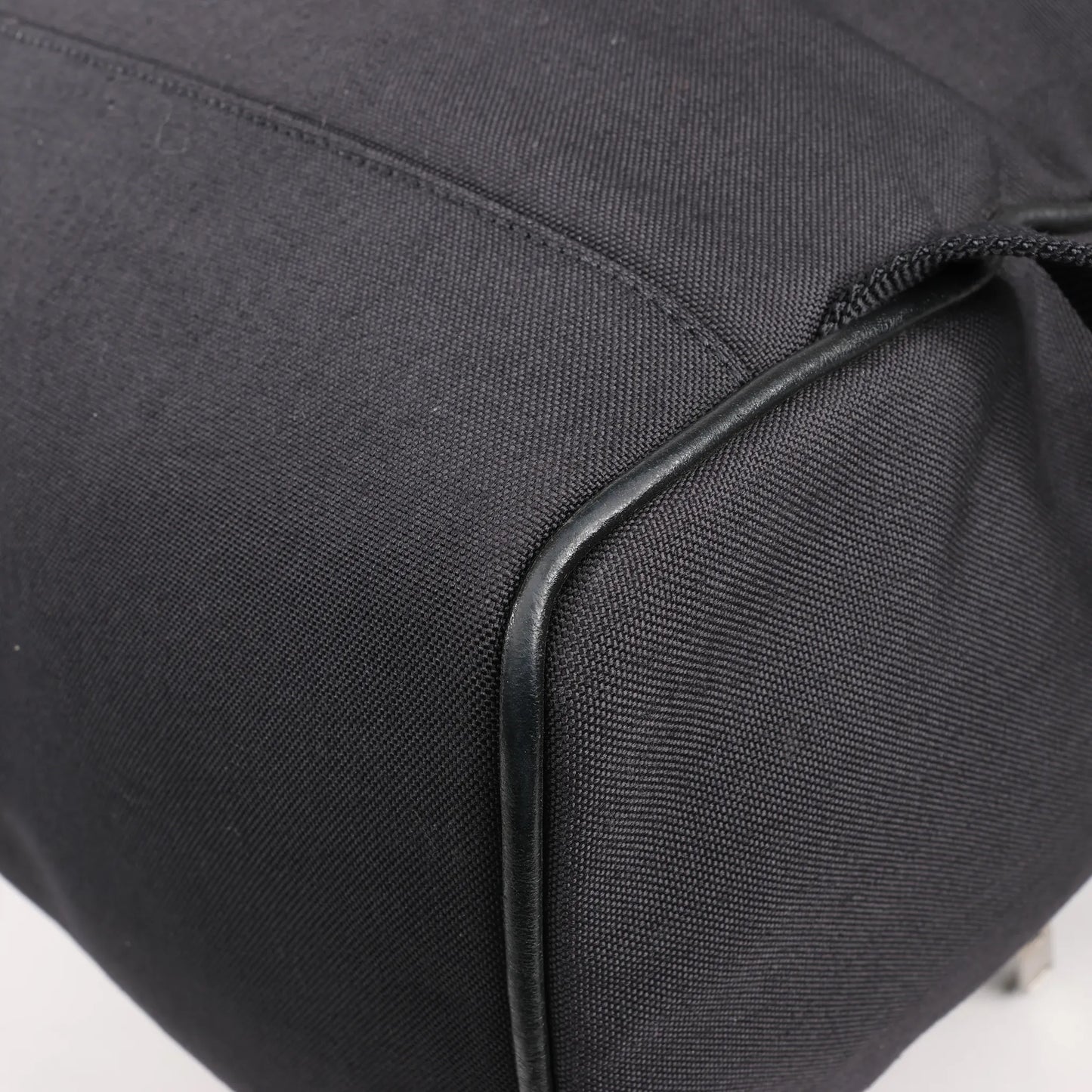 Saint Laurent Paris Canvas x Leather Backpack in Black 435988
