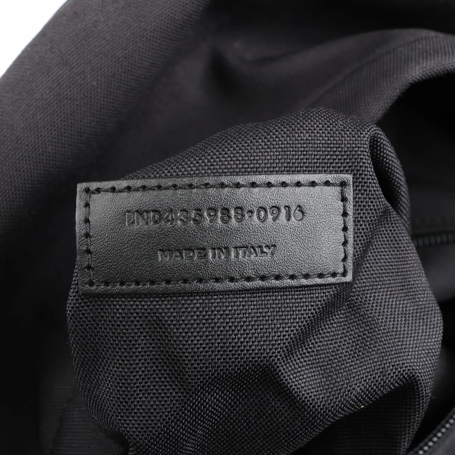 Saint Laurent Paris Canvas x Leather Backpack in Black 435988