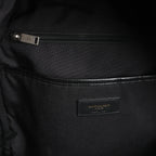 Saint Laurent Paris Canvas x Leather Backpack in Black 435988