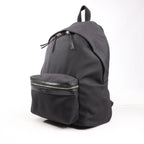 Saint Laurent Paris Canvas x Leather Backpack in Black 435988