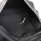 Saint Laurent Paris Canvas x Leather Backpack in Black 435988