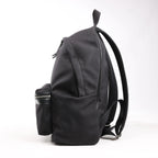 Saint Laurent Paris Canvas x Leather Backpack in Black 435988