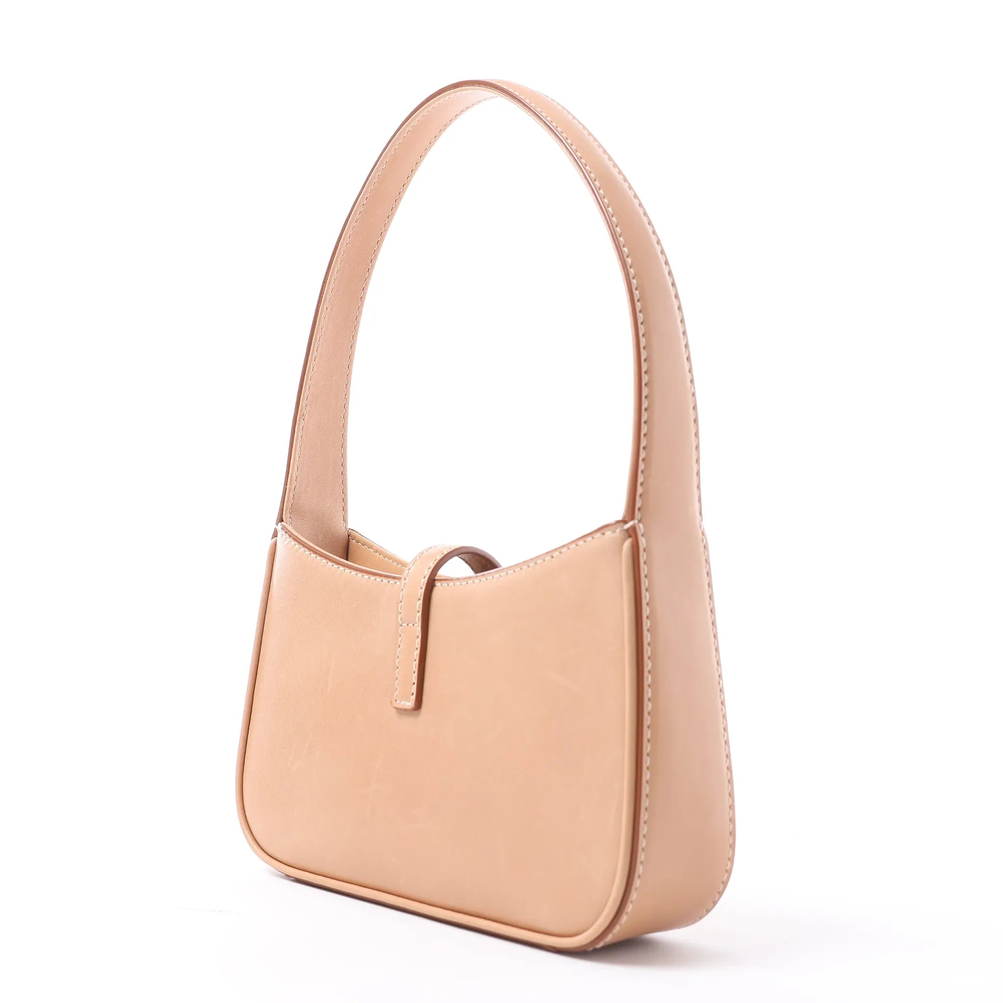 Saint Laurent Le 5 à 7 Mini Hobo Handbag in Beige 710318