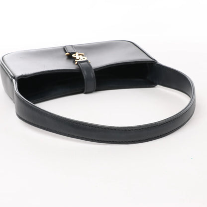 Saint Laurent Paris Le 5 à 7 Mini Hobo Leather Handbag in Black 710318