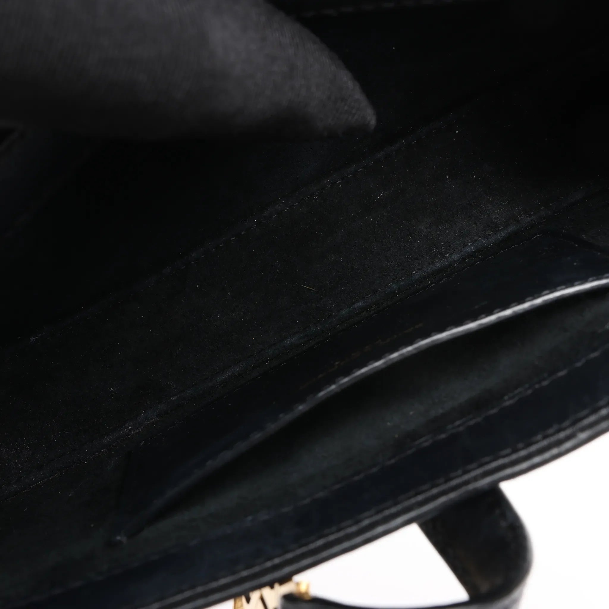 Saint Laurent Paris Le 5 à 7 Mini Hobo Leather Handbag in Black 710318