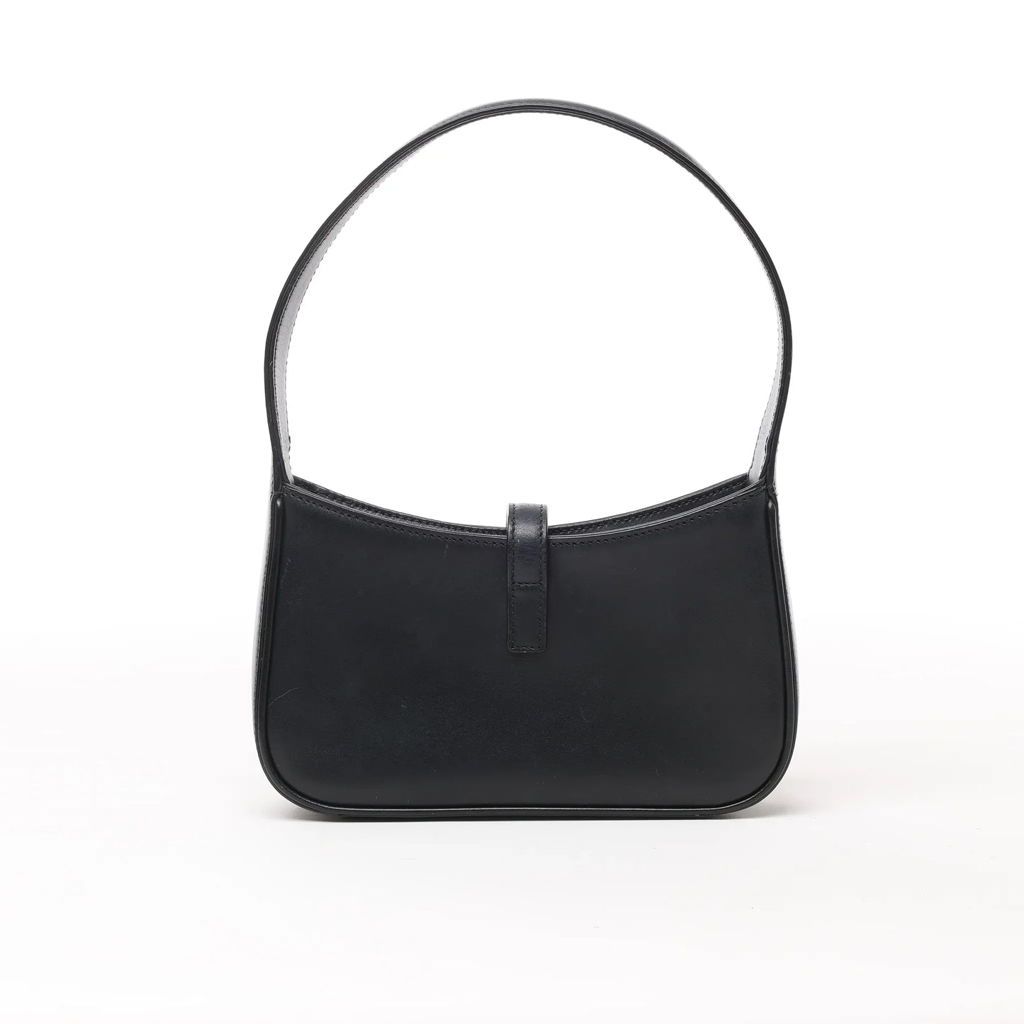 Saint Laurent Paris Le 5 à 7 Mini Hobo Leather Handbag in Black 710318