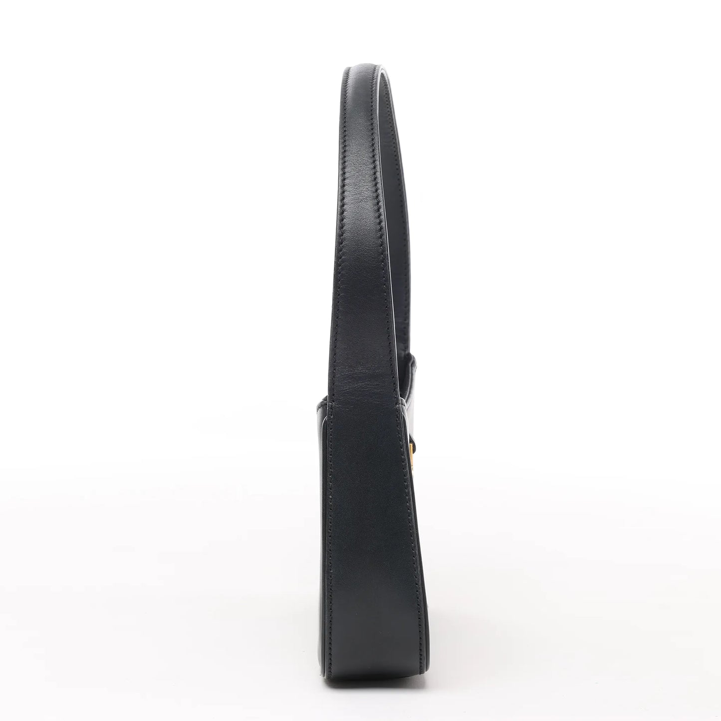 Saint Laurent Paris Le 5 à 7 Mini Hobo Leather Handbag in Black 710318