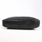 Saint Laurent Paris Sac de Jules Mock Croc Handbag in Black 480586
