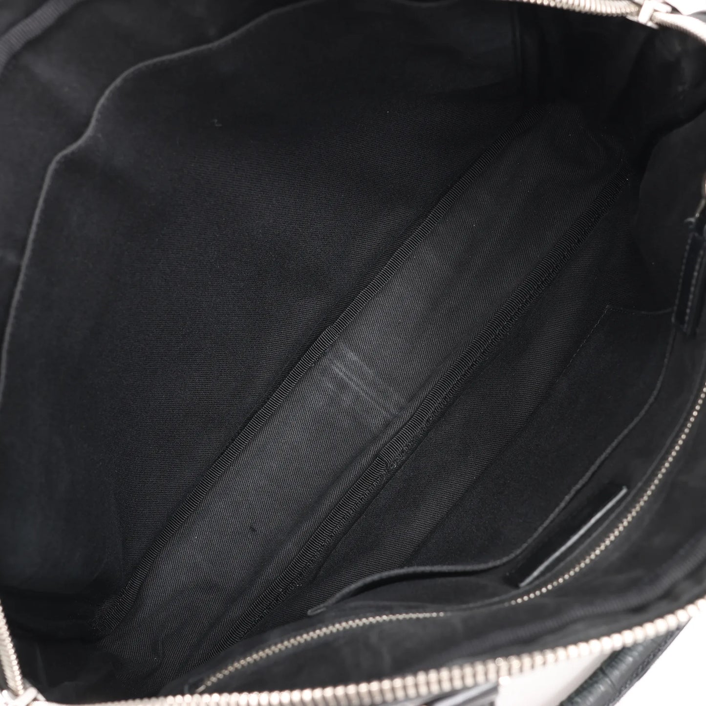 Saint Laurent Paris Sac de Jules Mock Croc Handbag in Black 480586