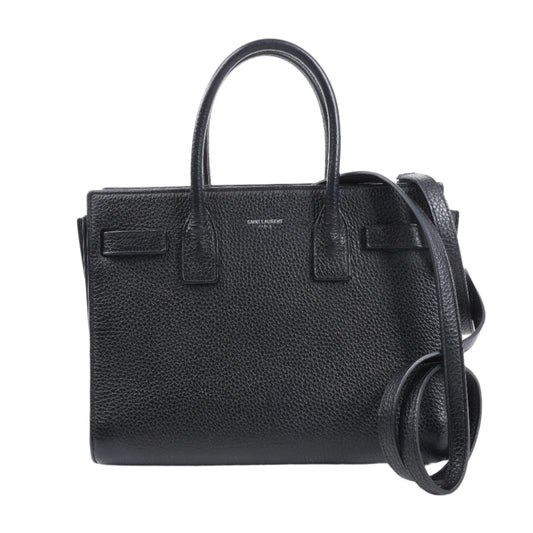 Saint Laurent Paris Sac de Jour Sac à main en cuir Noir 377183