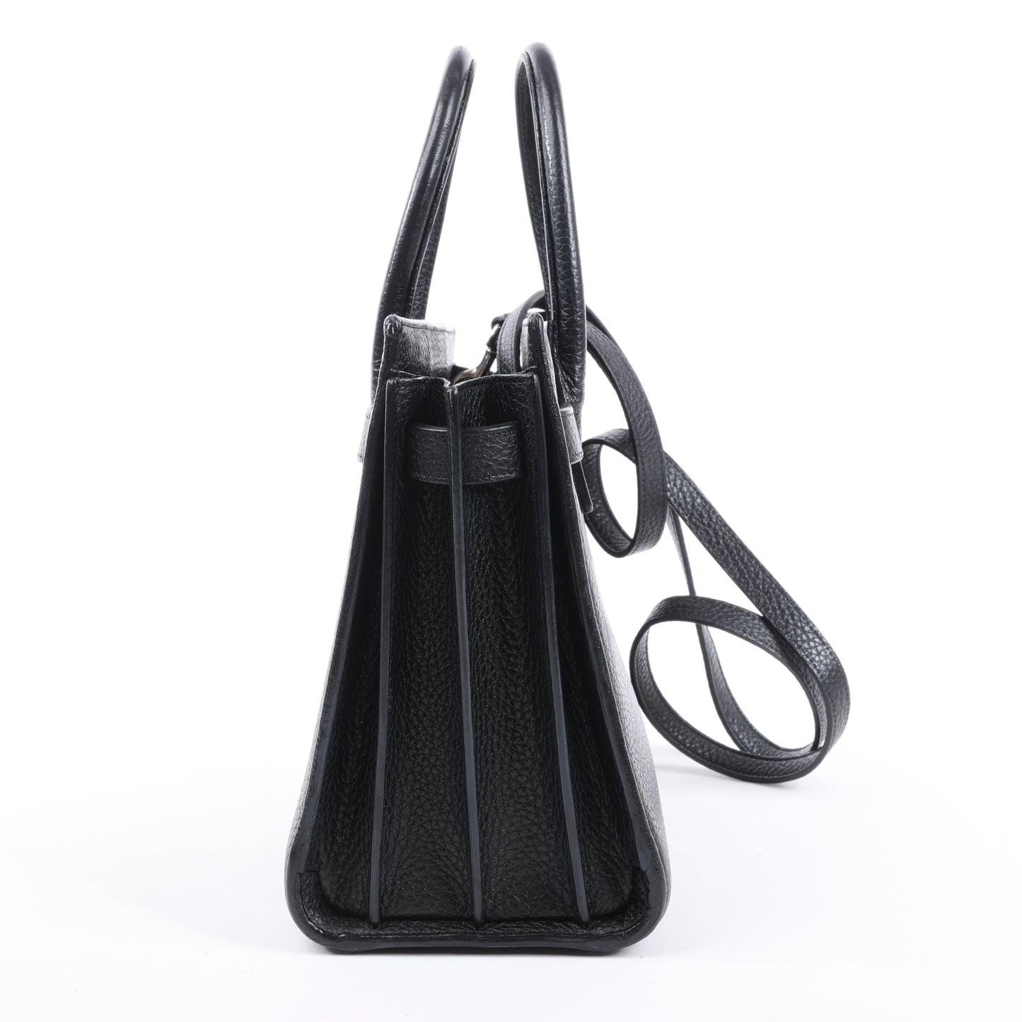 Saint Laurent Paris Sac de Jour Sac à main en cuir Noir 377183