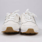 Sangacio x JEAN MICHEL BASQUIAT Leather Sneakers in White, Size 42 EU