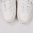 Sangacio x JEAN MICHEL BASQUIAT Leather Sneakers in White, Size 42 EU