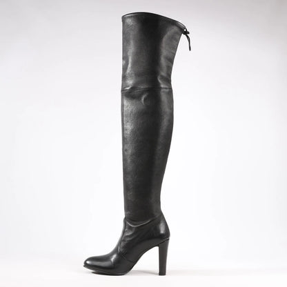 Stuart Weitzman Vidaland 100mm Over-the-knee Boots in Black, Size 39.5 EU