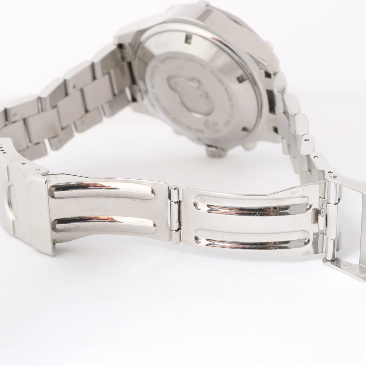 Reloj TAG Heuer Carrera Calibre 7 Twin time WAR2011.BA0723 WEC0228 SS AT con esfera plateada