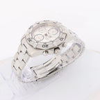 Reloj TAG Heuer Carrera Calibre 7 Twin time WAR2011.BA0723 WEC0228 SS AT con esfera plateada