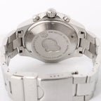 Reloj TAG Heuer Carrera Calibre 7 Twin time WAR2011.BA0723 WEC0228 SS AT con esfera plateada