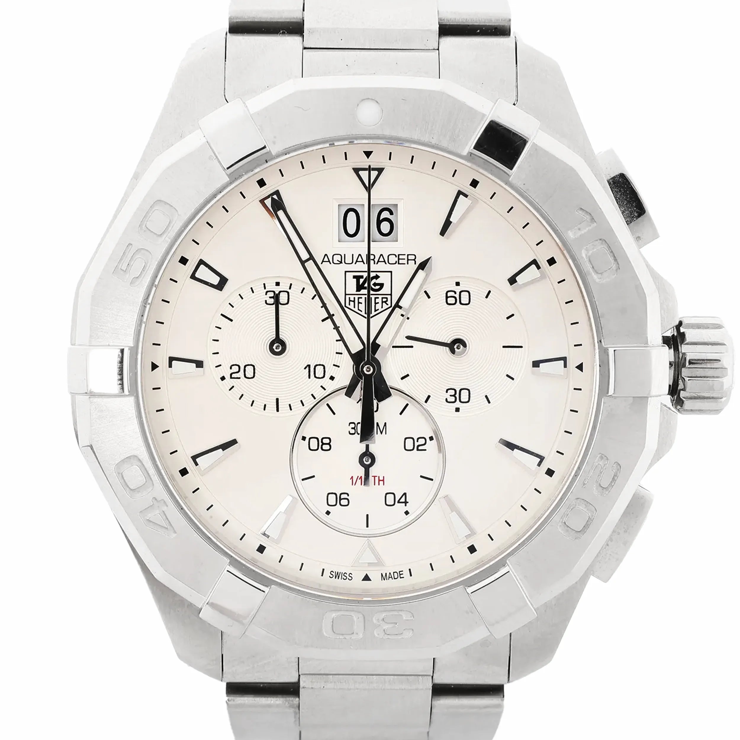 TAG Heuer Aquaracer CAY1111.BA0927 WBH7951 SS QZ Watch with Beige Dial