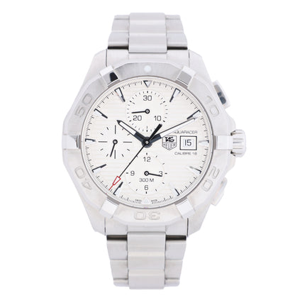Montre TAG Heuer Aqua Racer CAY2111-2 RTQ2215 SS AT à cadran argenté