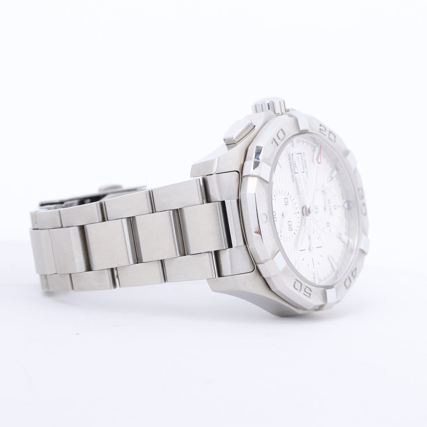 Montre TAG Heuer Aqua Racer CAY2111-2 RTQ2215 SS AT à cadran argenté