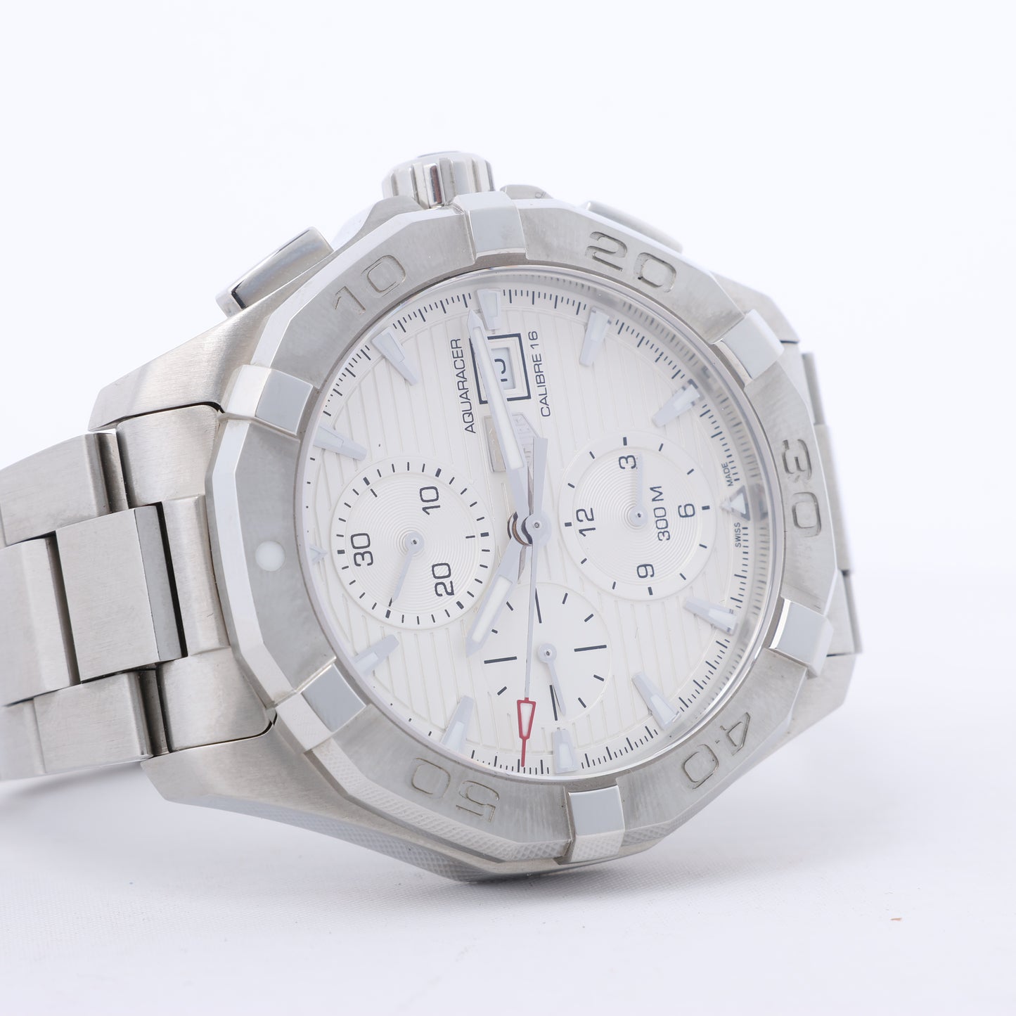 Montre TAG Heuer Aqua Racer CAY2111-2 RTQ2215 SS AT à cadran argenté