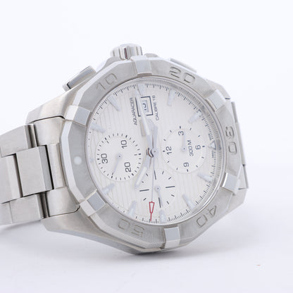 Montre TAG Heuer Aqua Racer CAY2111-2 RTQ2215 SS AT à cadran argenté