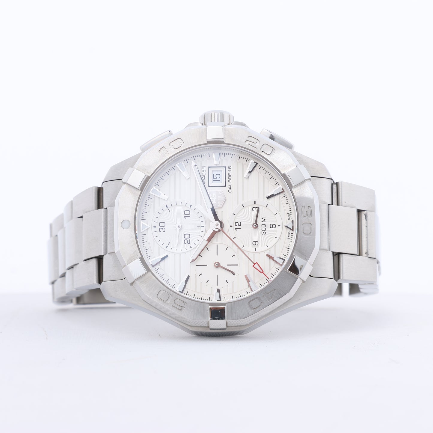 Montre TAG Heuer Aqua Racer CAY2111-2 RTQ2215 SS AT à cadran argenté