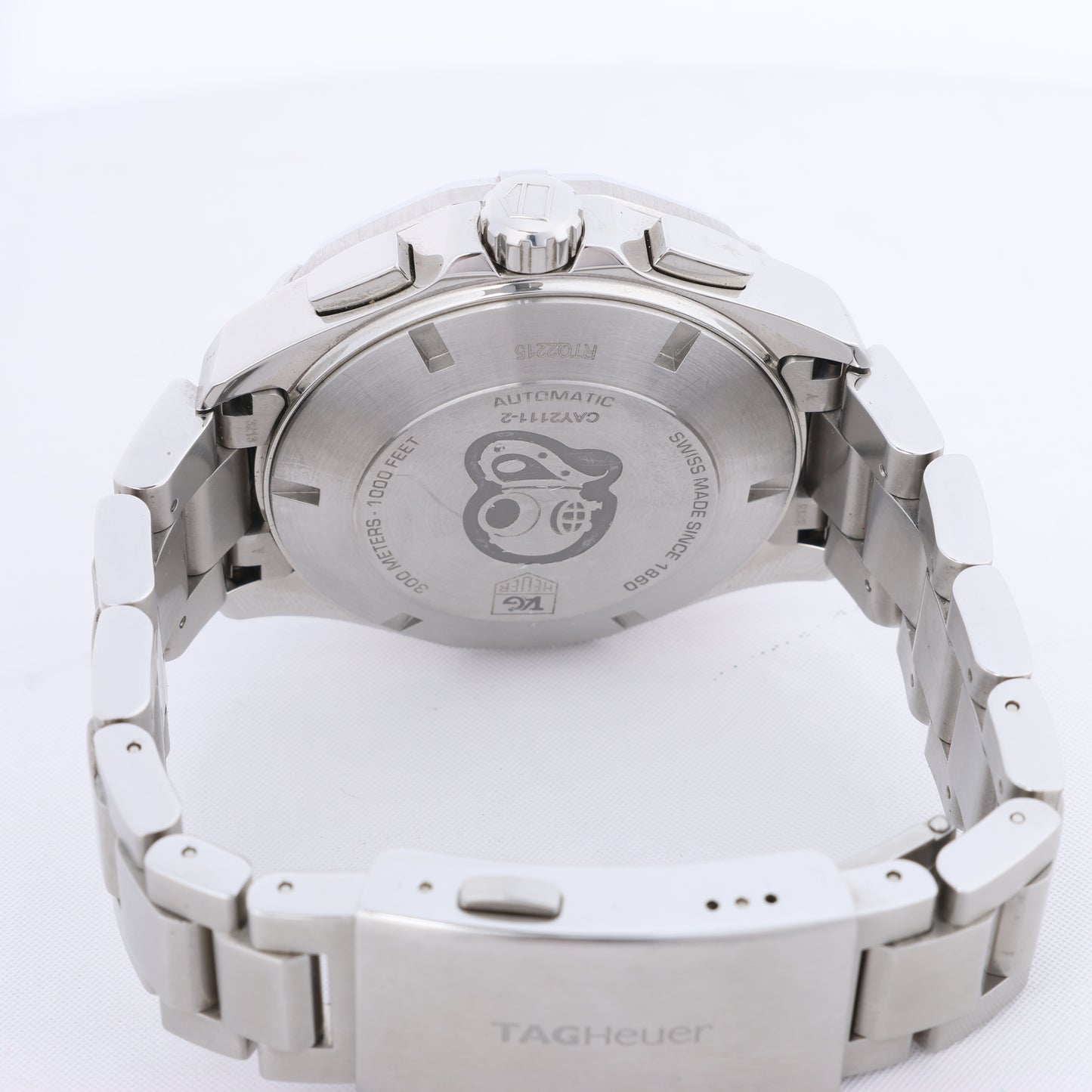 Montre TAG Heuer Aqua Racer CAY2111-2 RTQ2215 SS AT à cadran argenté