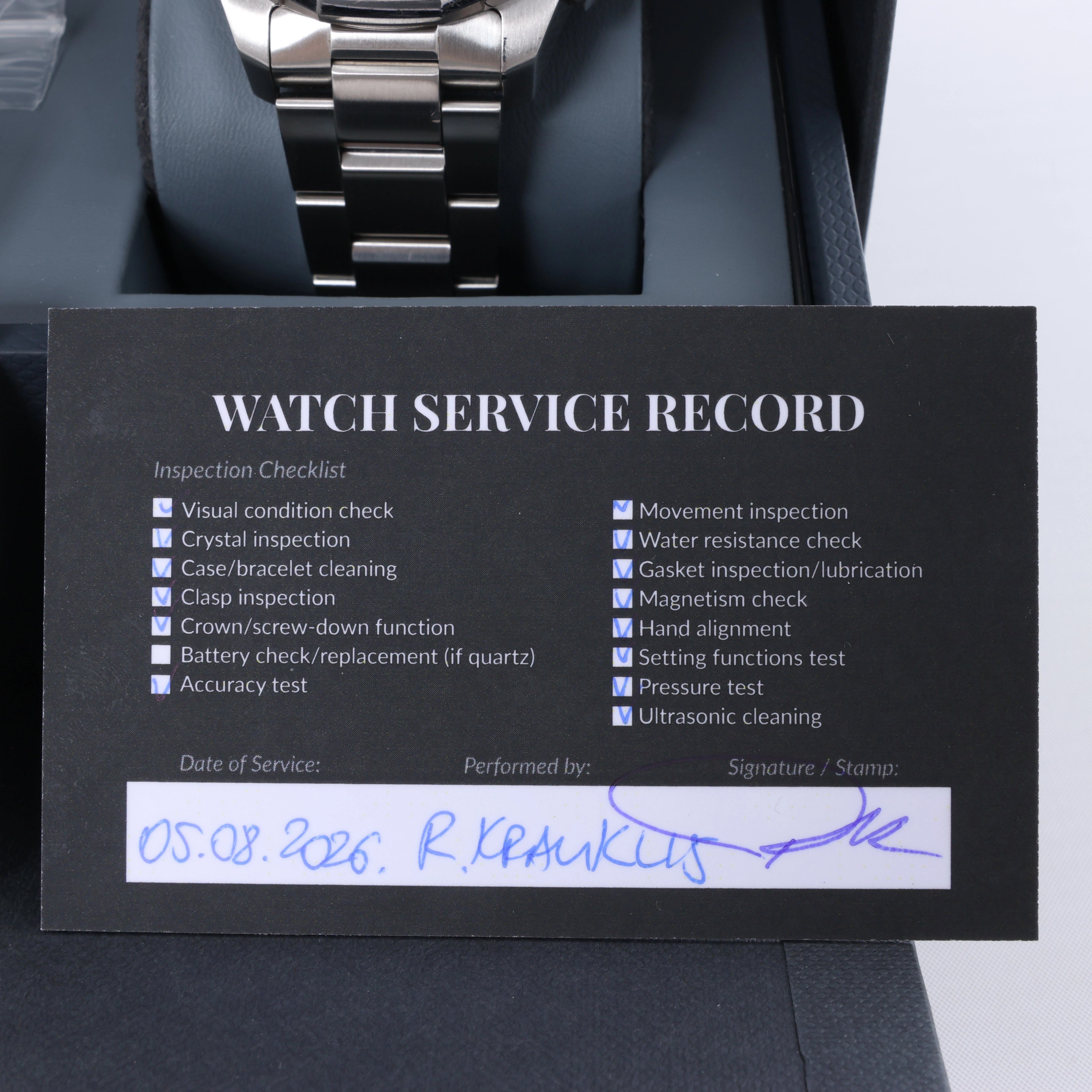 TAG Heuer Aquaracer CAY2112.BA0927 RTK3504 SS AT Blue Dial Watch