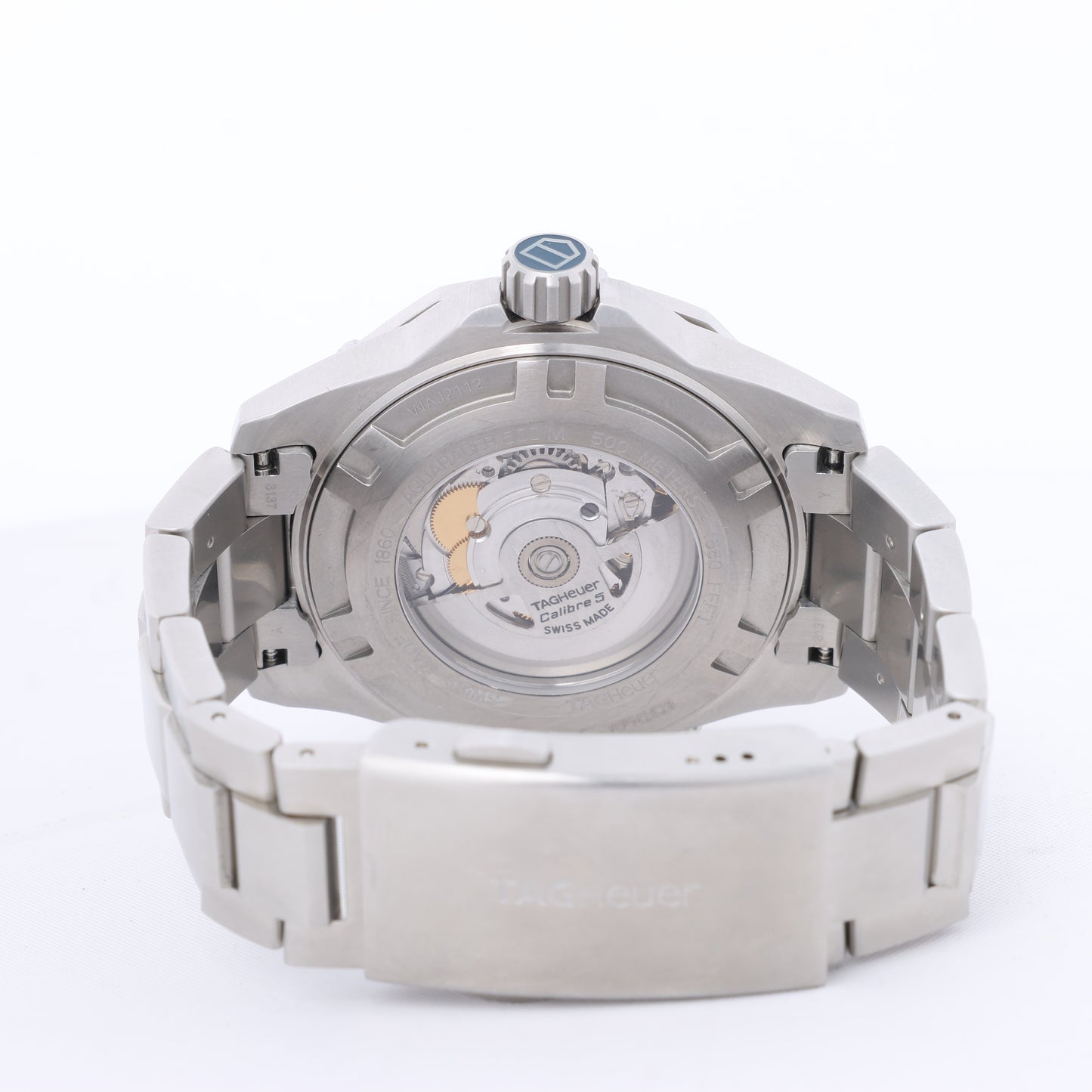 TAG Heuer Aqua Racer Caliber 5 WAJ2112 RPN2528 SS AT Blue-Face Watch