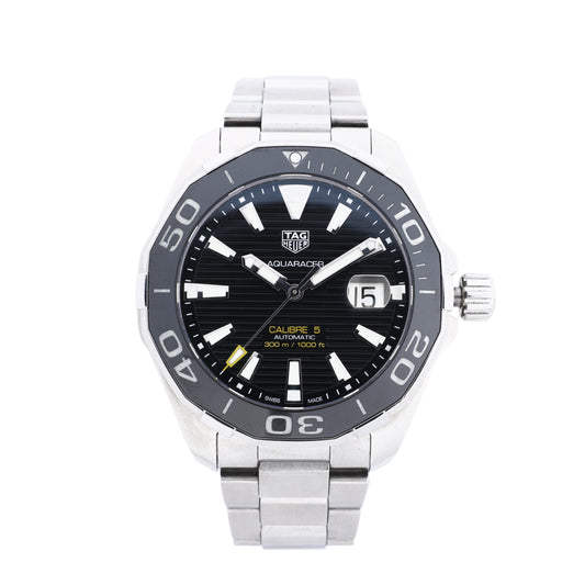 Montre TAG Heuer Aqua Racer WAY201A.BA0927 RHS4930 SS AT à cadran noir