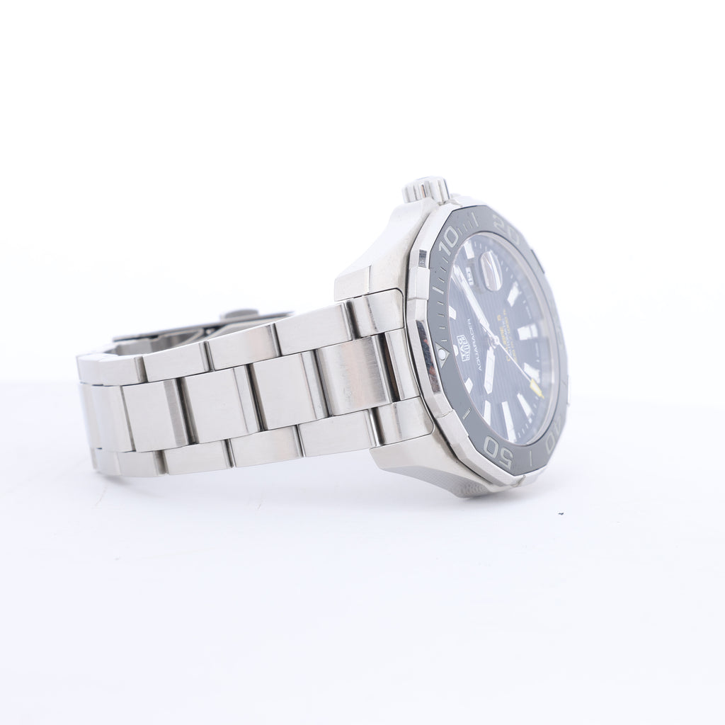 TAG Heuer Aquaracer WAY201A.BA0927 RHS4930 SS AT Black Dial Watch