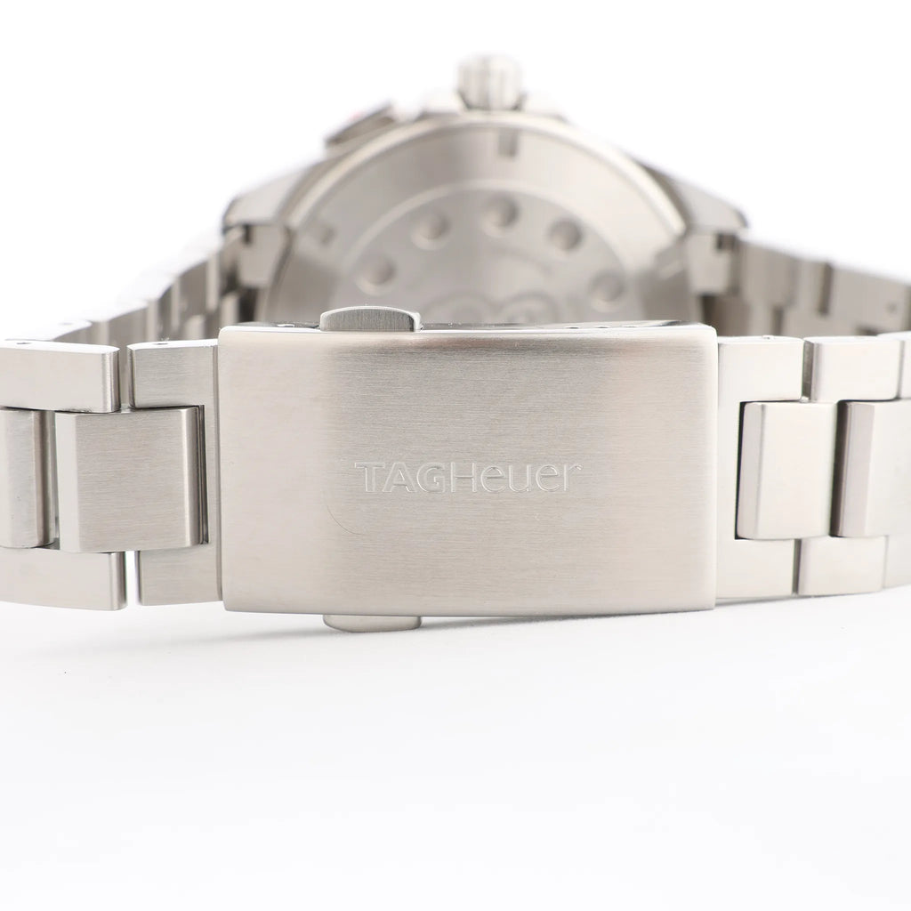 TAG Heuer Aquaracer WAY111Z WUA2031 SS QZ Watch with Black Dial