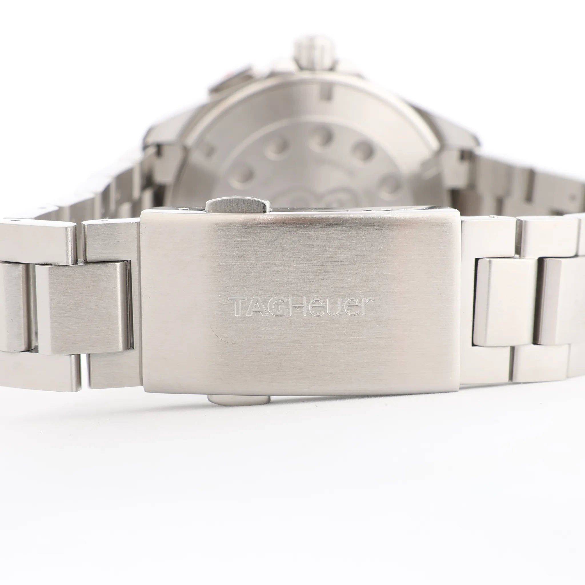 TAG Heuer Aquaracer WAY111Z WUA2031 SS QZ Watch with Black Dial