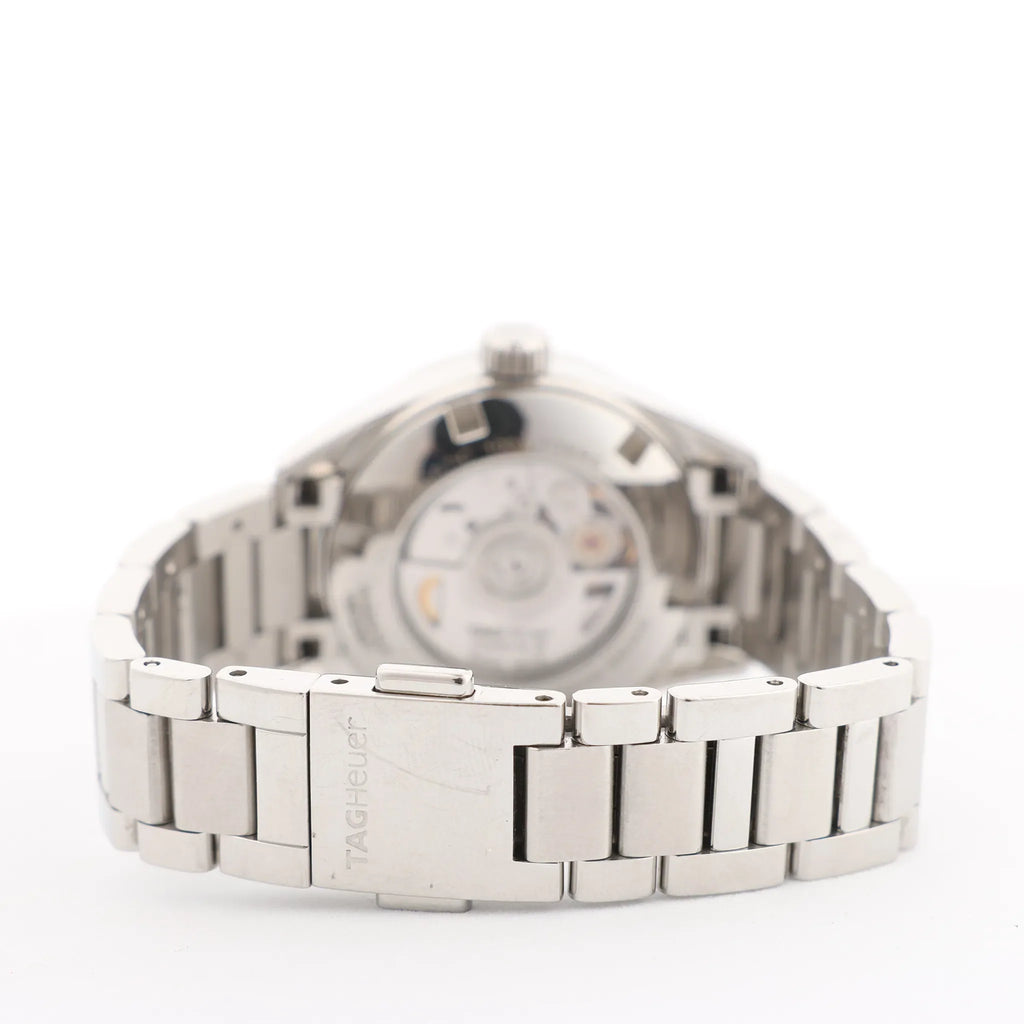 TAG Heuer Carrera 12PD WAR2414 WEG2827 SS AT Watch with White Dial