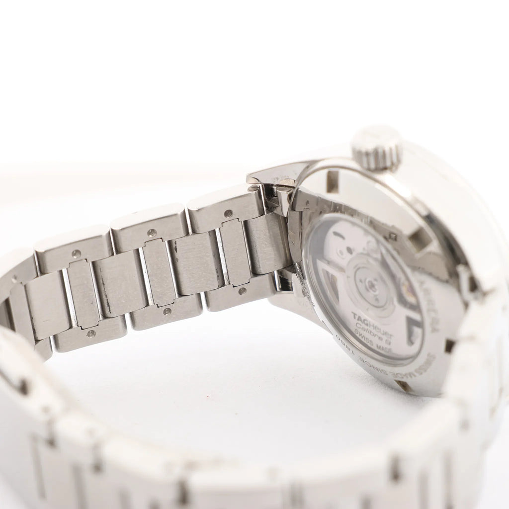 TAG Heuer Carrera 12PD WAR2414 WEG2827 SS AT Watch with White Dial